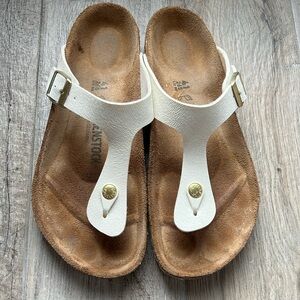 Birkenstock Gizeh Sandal Size 41 White